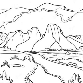 Wyoming State Outline Coloring Page 69963-56074