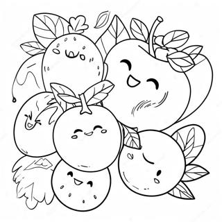 Joyful Fruit Of The Spirit Coloring Page 6997-5695