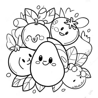 Joyful Fruit Of The Spirit Coloring Page 6997-5696