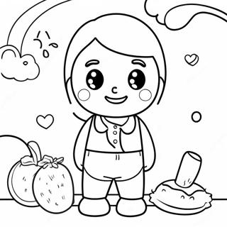 Bitmoji Coloring Pages