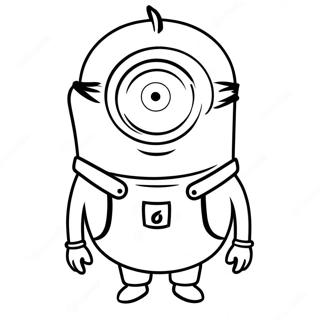 Minion Kevin Coloring Page 70013-56117