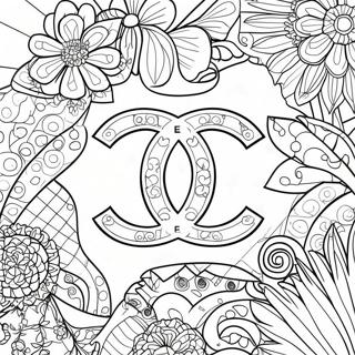 Chanel Logo Coloring Page 70033-56151