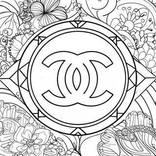 Chanel Logo Coloring Page 70033-56152