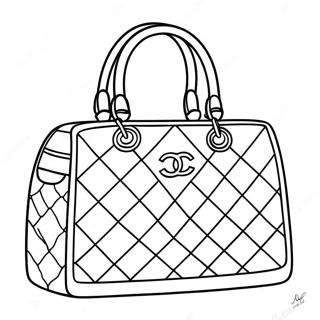 Chanel Handbag Coloring Page 70034-56134