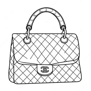 Chanel Handbag Coloring Page 70034-56135