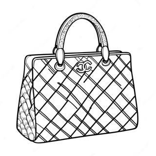 Chanel Handbag Coloring Page 70034-56136