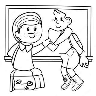 School Rules Coloring Page 70073-56165