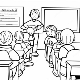 School Rules Coloring Page 70073-56168