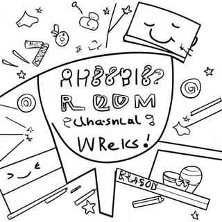 Colorful Classroom Rules Coloring Page 70074-56172