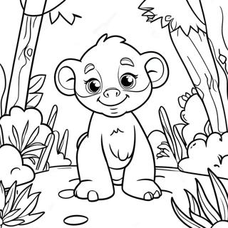 Garden Of Bam Bam Coloring Page 70083-56175