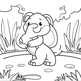 Garden Of Bam Bam Coloring Page 70083-56176