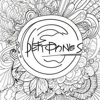 Deftones Band Logo Coloring Page 70103-56186