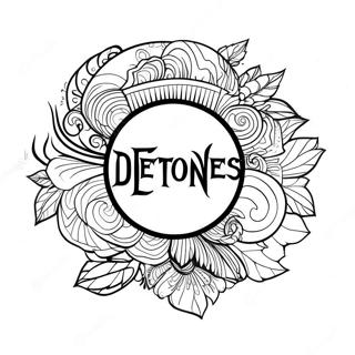 Deftones Band Logo Coloring Page 70103-56187