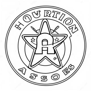 Houston Astros Logo Coloring Page 70113-56198