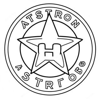 Houston Astros Logo Coloring Page 70113-56199