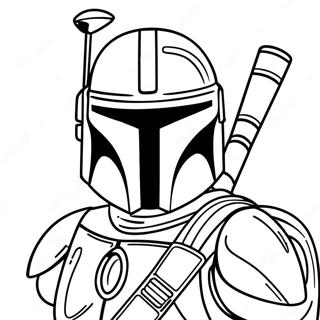 Star Wars Mandalorian Coloring Pages