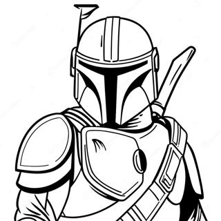 Star Wars Mandalorian Coloring Page 70133-56215