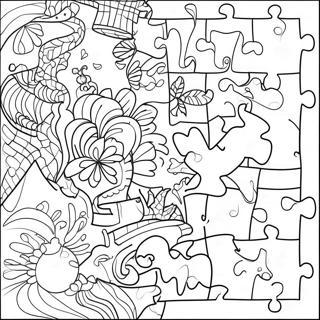 Puzzle Coloring Pages