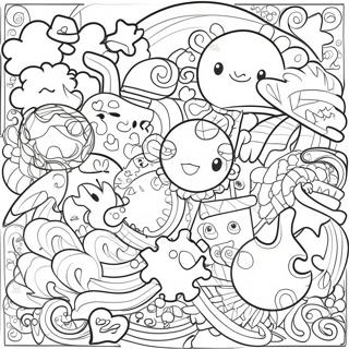 Puzzle Coloring Page For Kids 7016-5711