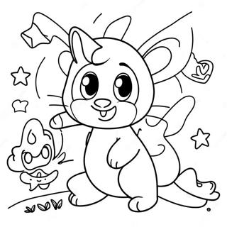 Izzy Moonbow With Colorful Friends Coloring Page 70224-56292