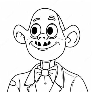 Scary Larry Coloring Pages