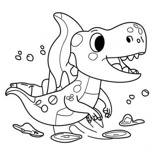 Dinosaur Shark Coloring Page 70323-56364