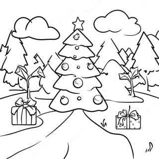 Christmas Tree Farm Coloring Pages