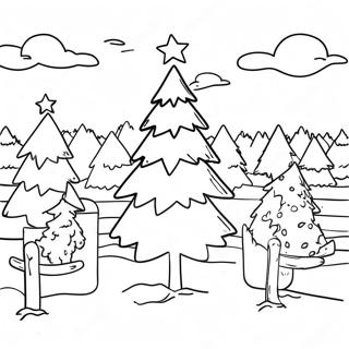 Christmas Tree Farm Coloring Page 70343-56384