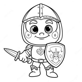 Mike The Knight Coloring Pages