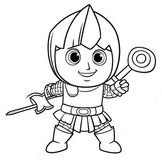 Mike The Knight Coloring Page 70373-56411