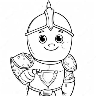 Mike The Knight In Shining Armor Coloring Page 70374-56408