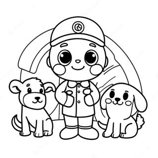 Coloring Pages Veterinarian