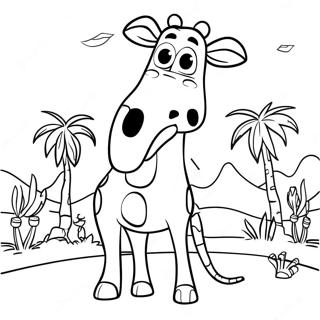 Melman Madagascar Coloring Page 70383-59443