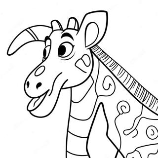 Melman Madagascar Coloring Page 70383-59444