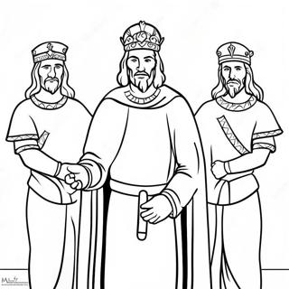 Shadrach Meshach And Abednego Coloring Pages