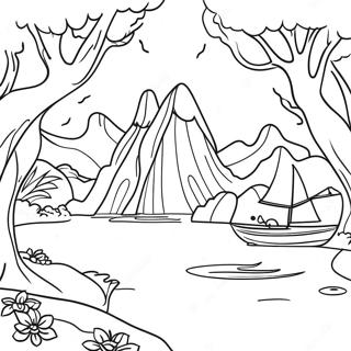 Creative Fantasy World Coloring Page 70424-56451