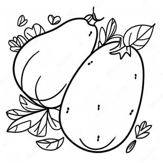 Sweet Potato Coloring Page 70453-56467