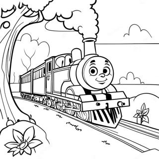 Thomas Kinkade Disney Coloring Pages