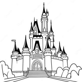 Enchanting Disney Castle Coloring Page 70464-56473