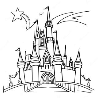 Enchanting Disney Castle Coloring Page 70464-56474