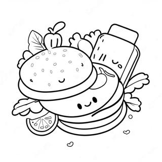 Food Chibi Coloring Page 70503-56502