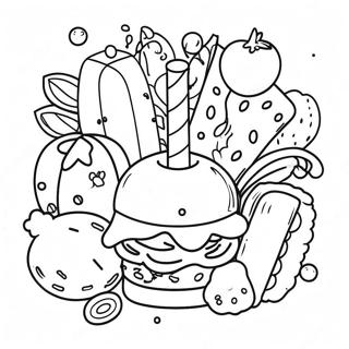 Food Chibi Coloring Page 70503-56503