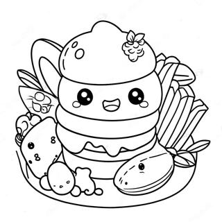 Food Chibi Coloring Page 70503-56504