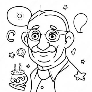 Happy Birthday Papa Coloring Page 70513-56516