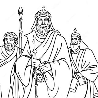 Wise Men Coloring Pages