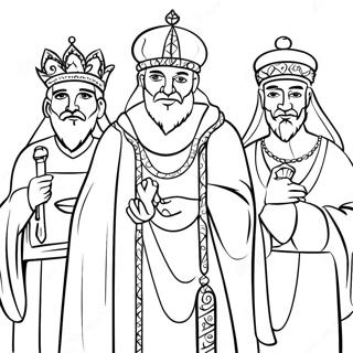 Wise Men Coloring Page 70523-56526