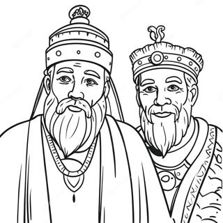 Wise Men Coloring Page 70523-56527