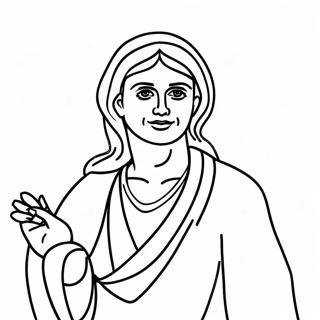 Elisha With Colorful Background Coloring Page 70554-56547