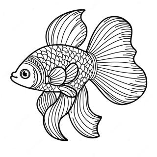 Betta Fish Coloring Page 70563-56552