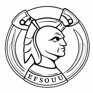 Fsu Logo Coloring Page 70583-56568